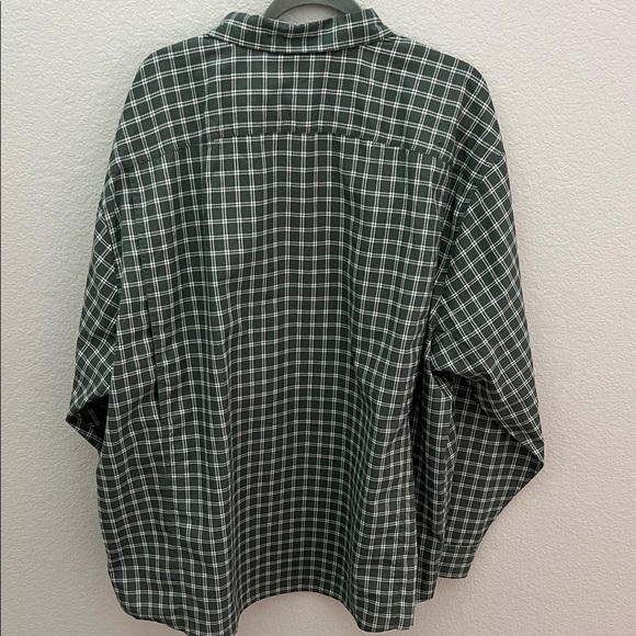 Ridgecut Toughwear 3XL Green Plaid Button-Down Work Shirt | Long Sleeve Outdoor - Picture 6 of 6